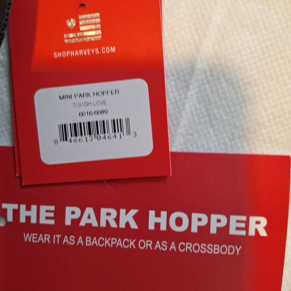 Harvey's "Tough Love" 25th Anniversary Parkhopper Seatbelt Bag. - Picture 2 of 8